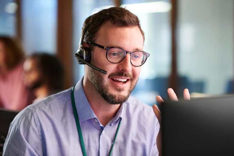 Brotherly Technology managed IT technician on a support call